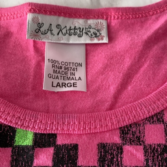 Peace Panda print cap sleeve tee - Picture 5 of 5